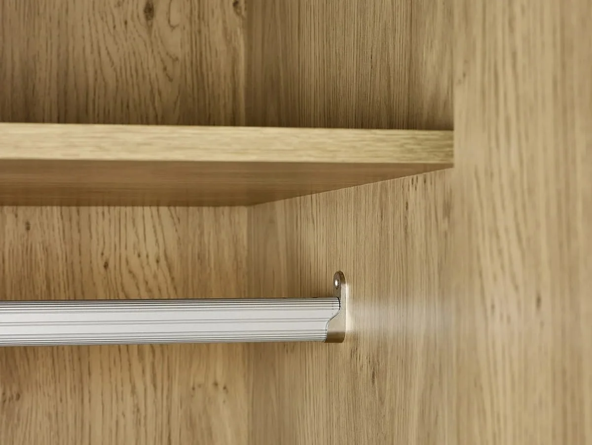 Julian Bowen Julian Bowen Ingrid Light Oak 2 Door Wardrobe