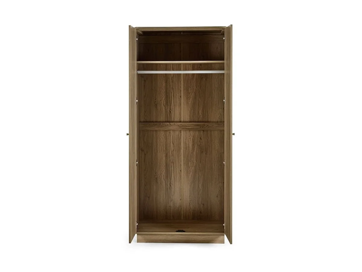 Julian Bowen Julian Bowen Ingrid Light Oak 2 Door Wardrobe