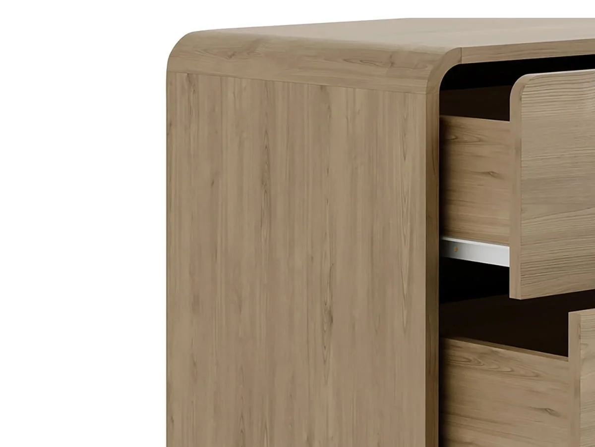 Julian Bowen Julian Bowen Ingrid Light Oak 3 Drawer Chest of Drawers