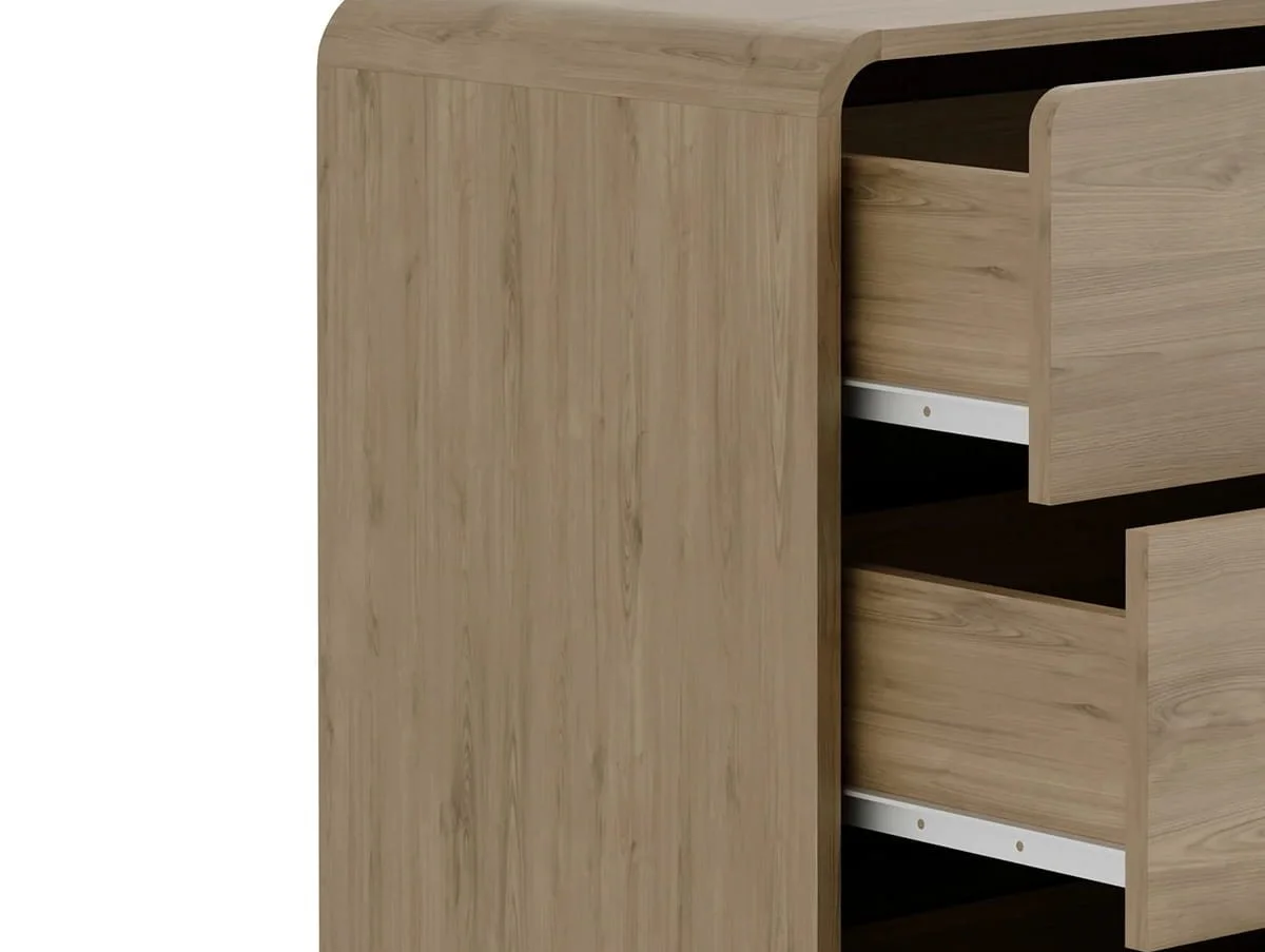 Julian Bowen Julian Bowen Ingrid Light Oak 6 Drawer Chest of Drawers