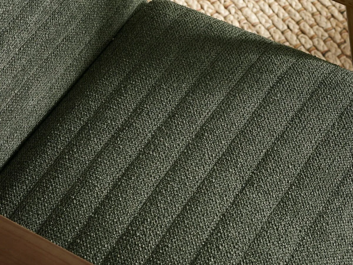 Julian Bowen Julian Bowen Ivy Green Fabric Armchair