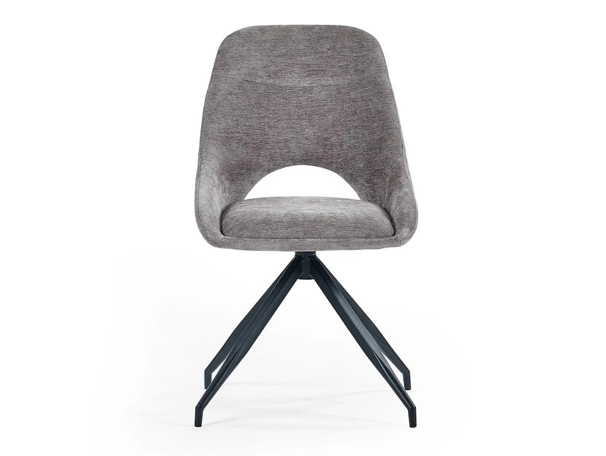 Julian Bowen Julian Bowen Jonah Grey Fabric Set of 2 Dining Chairs