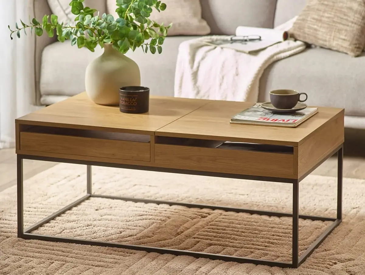 Julian Bowen Julian Bowen Kade 100cm Light Oak Wooden Coffee Table