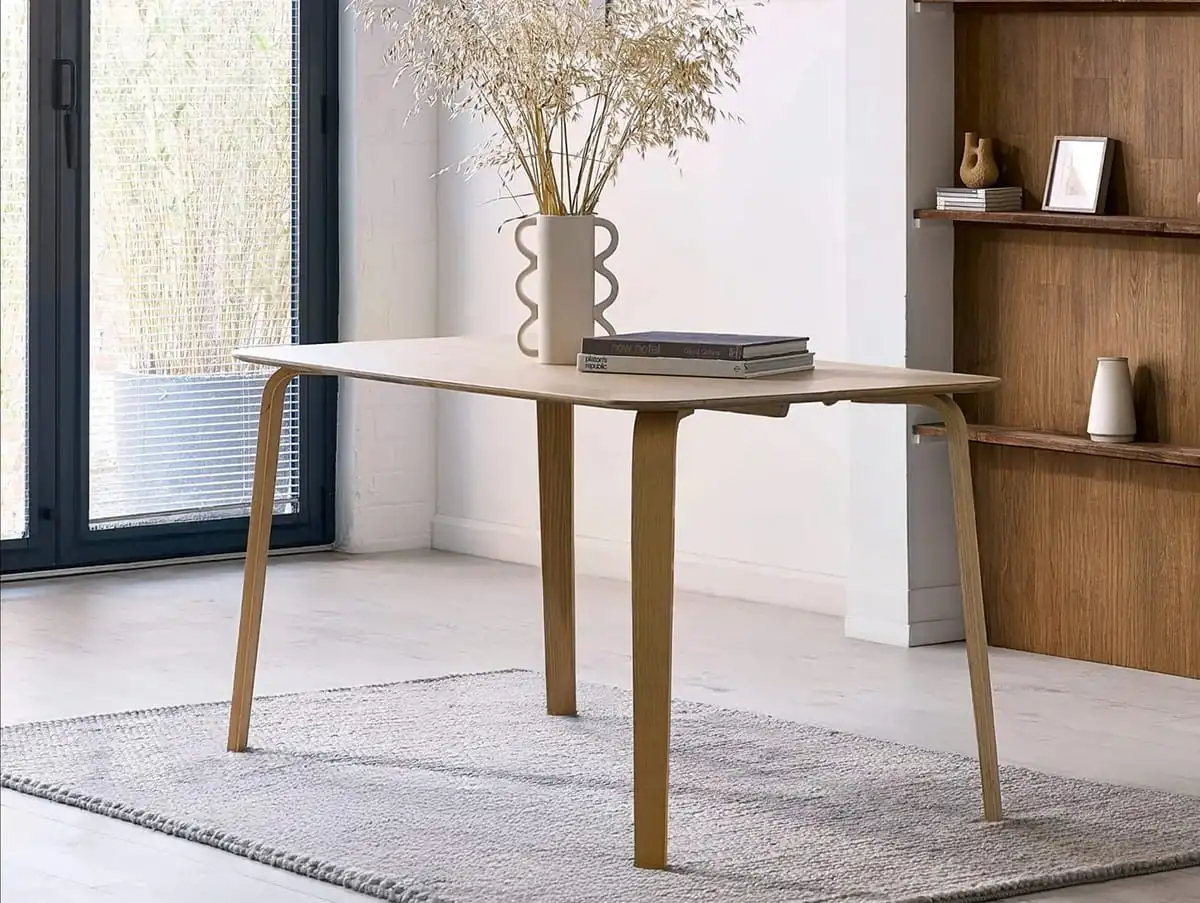 Julian Bowen Julian Bowen Kaito 140cm Light Oak Wooden Dining Table