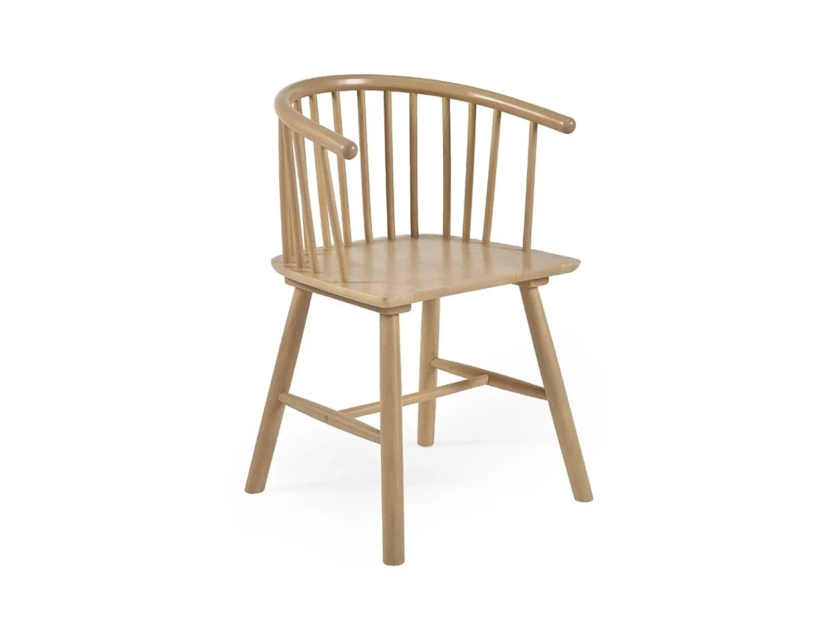 Julian Bowen Julian Bowen Kaito Light Oak Wooden Set of 2 Dining Chairs