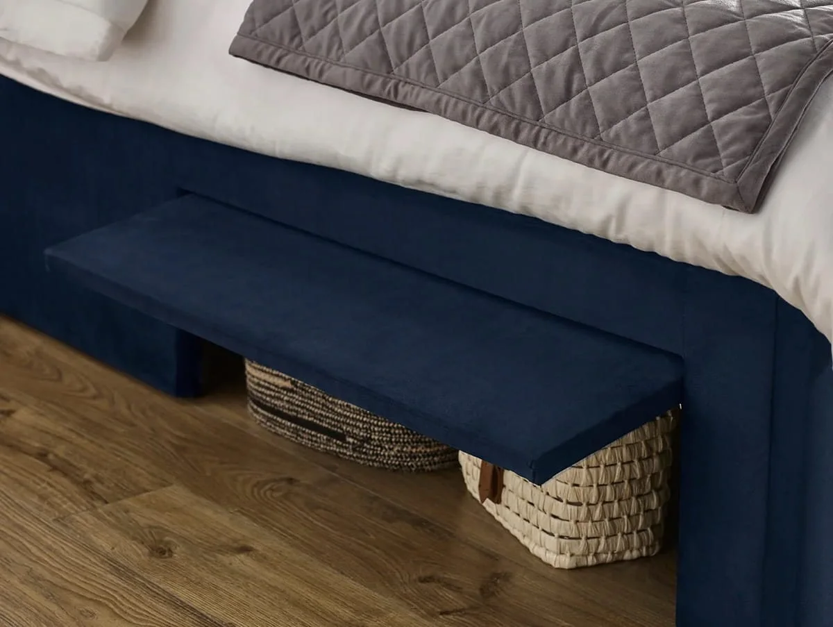 Julian Bowen Julian Bowen Leila Blue Fabric Bed Frame