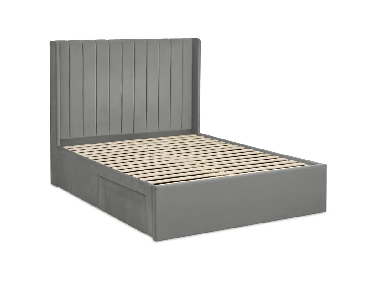 Julian Bowen Julian Bowen Leila Grey Fabric Bed Frame