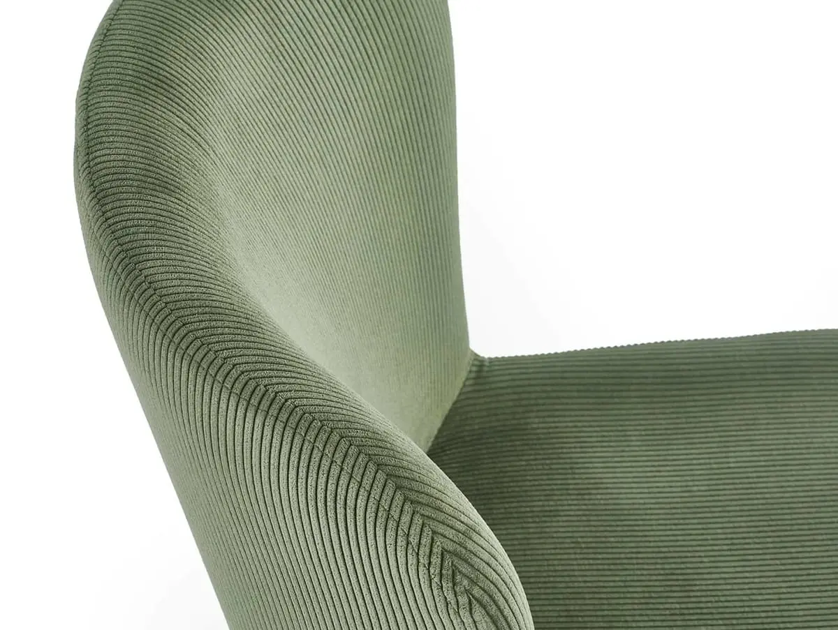 Julian Bowen Julian Bowen Leonie Green Fabric Set of 2 Dining Chairs