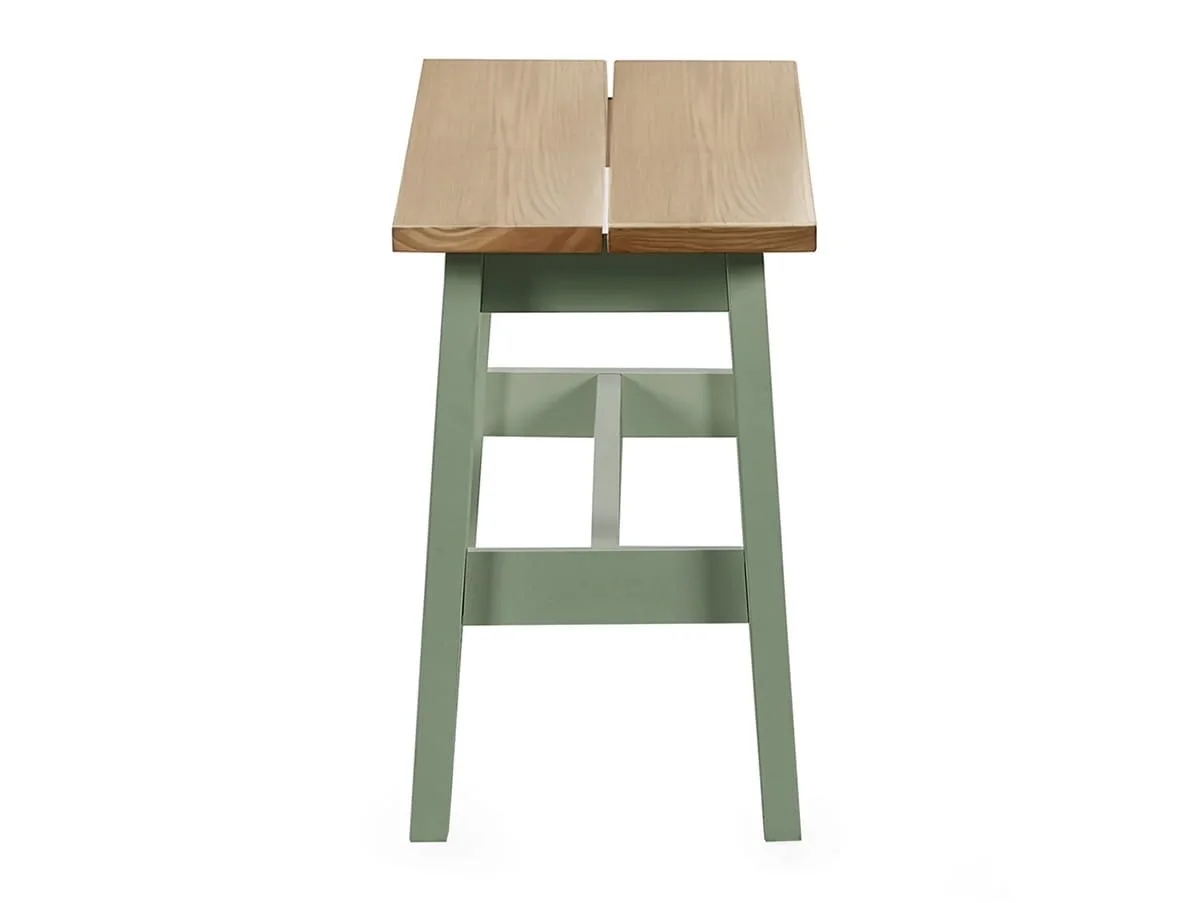 Julian Bowen Julian Bowen Linwood 95cm Green and Oak Dining Bench