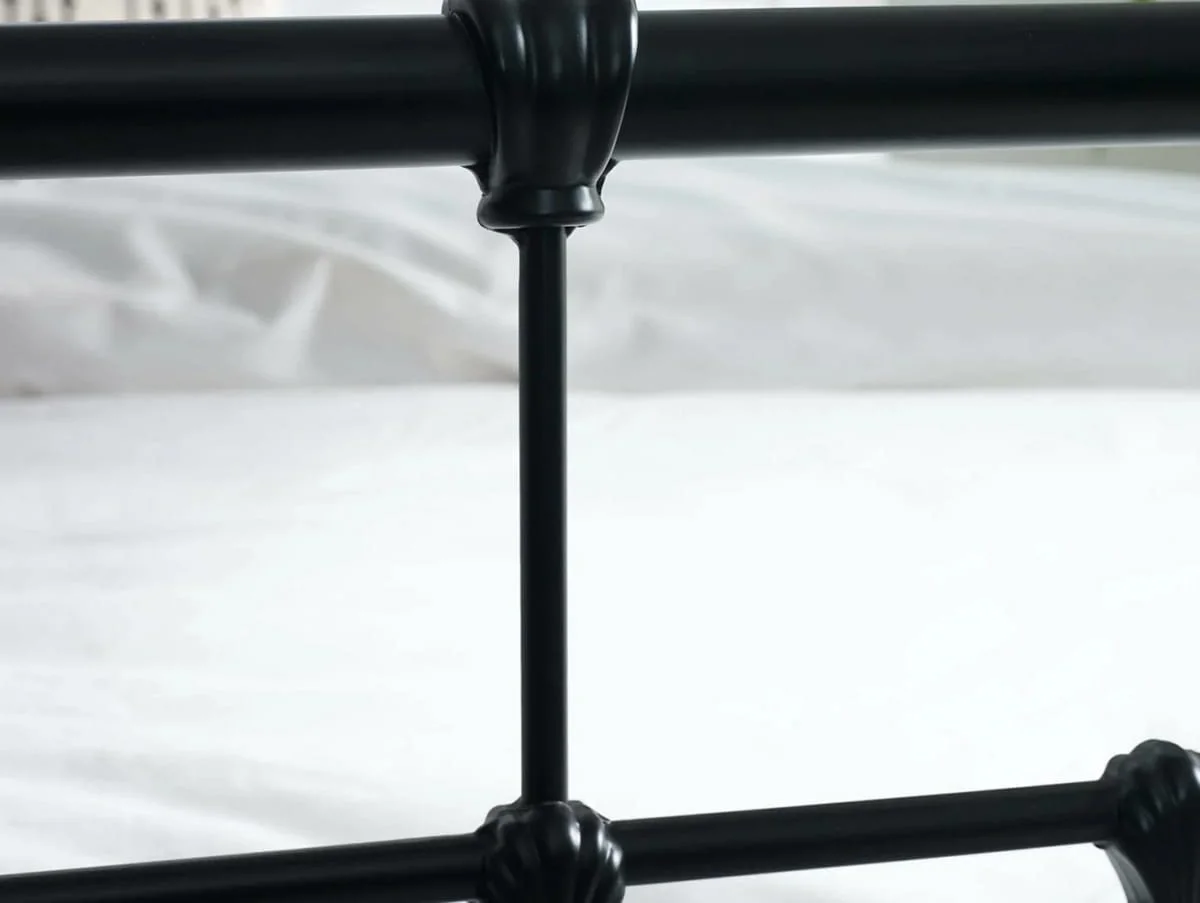 Julian Bowen Julian Bowen Logan Black Metal Bed Frame