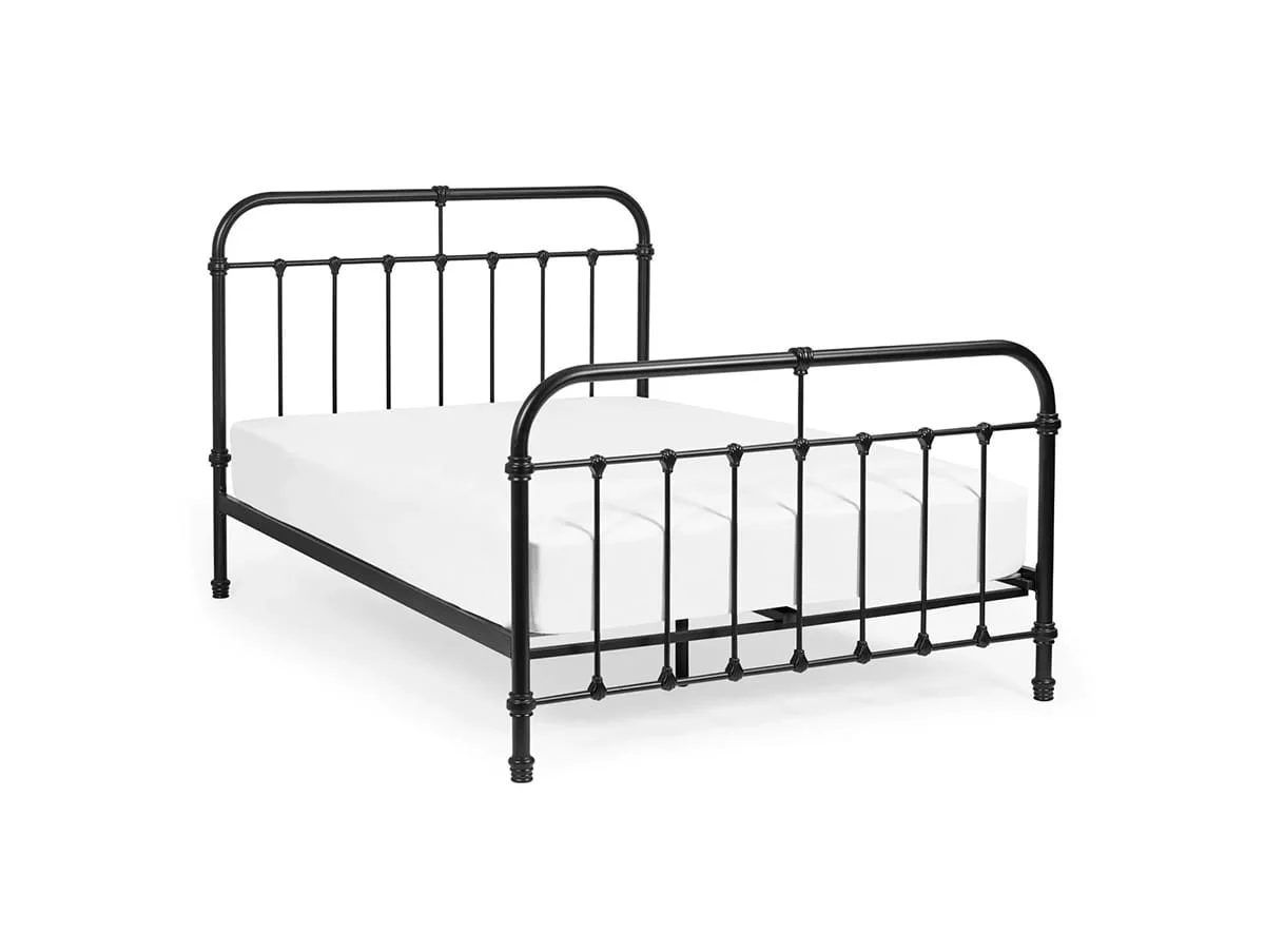 Julian Bowen Julian Bowen Logan Black Metal Bed Frame