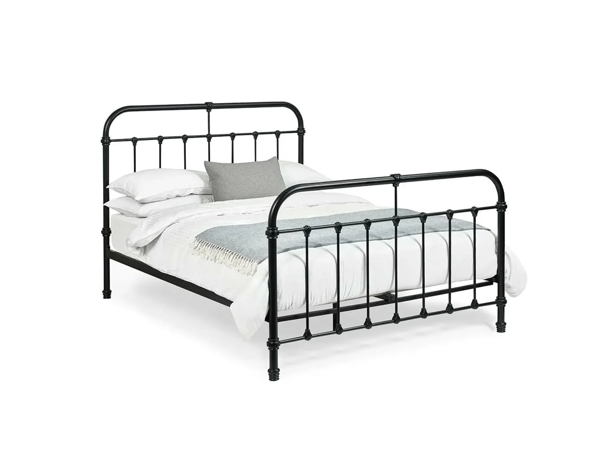 Julian Bowen Julian Bowen Logan Black Metal Bed Frame