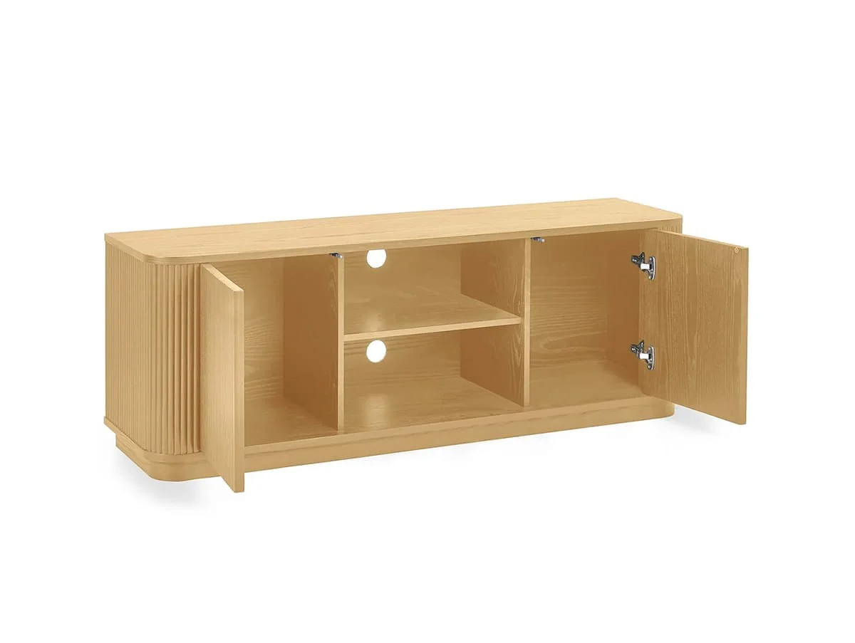 Julian Bowen Julian Bowen Louis Oak 2 Door Wooden TV Unit