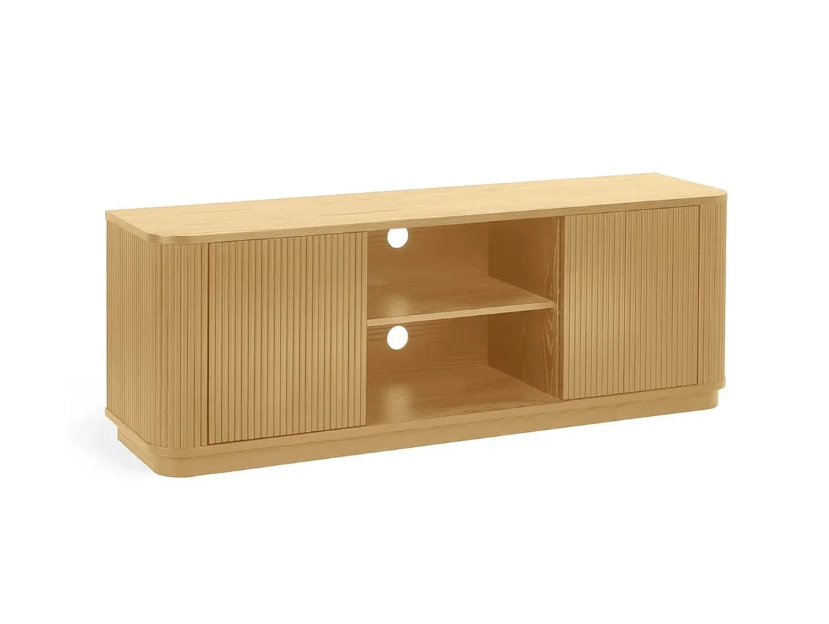 Julian Bowen Julian Bowen Louis Oak 2 Door Wooden TV Unit