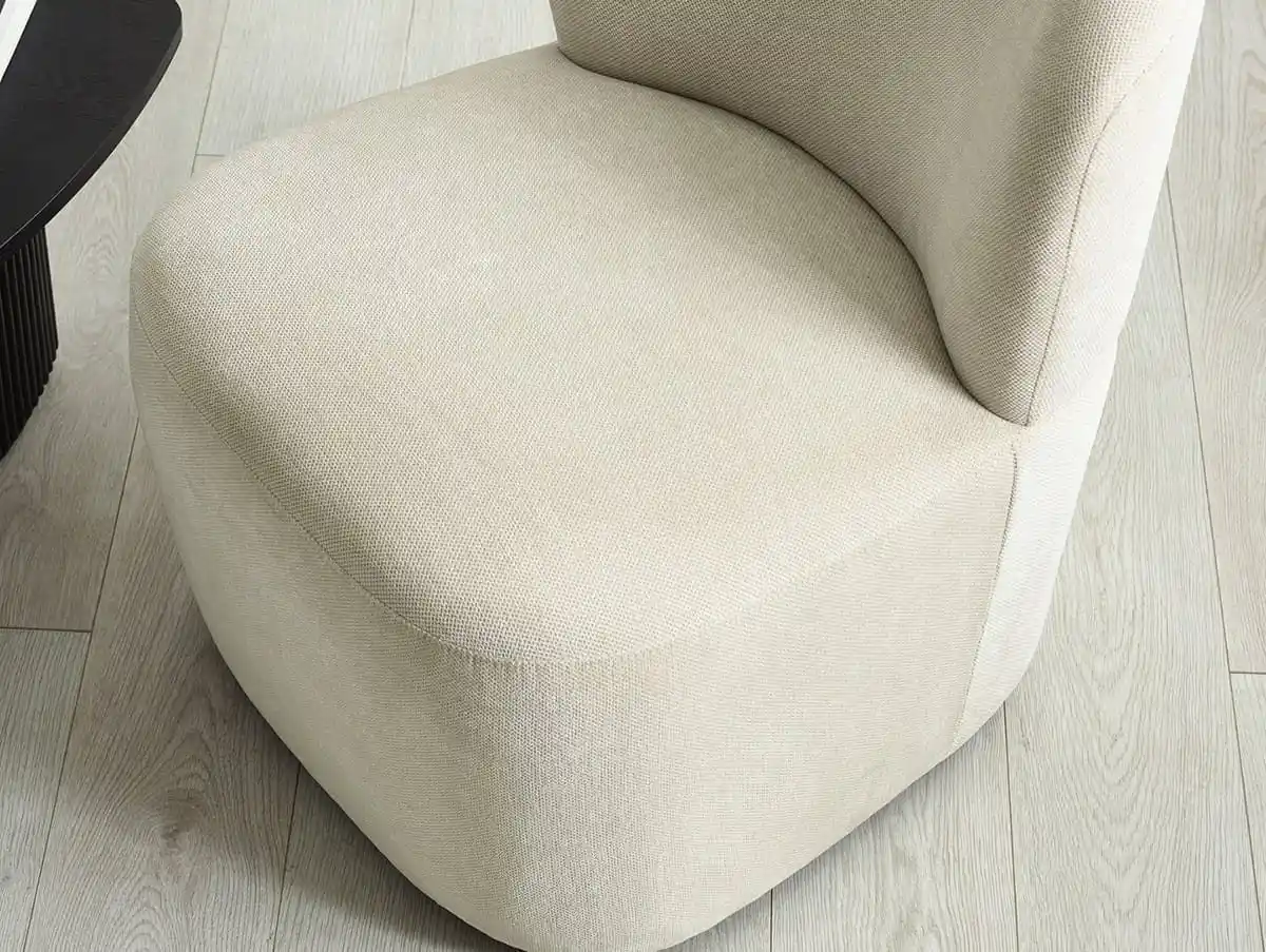 Julian Bowen Julian Bowen Lunetta Beige Fabric Armchair