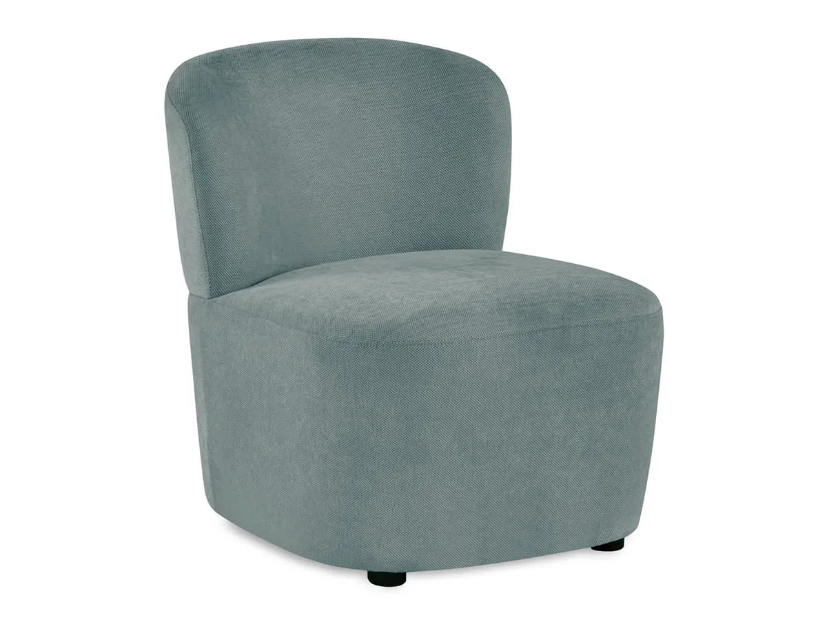 Julian Bowen Julian Bowen Lunetta Blue Fabric Armchair