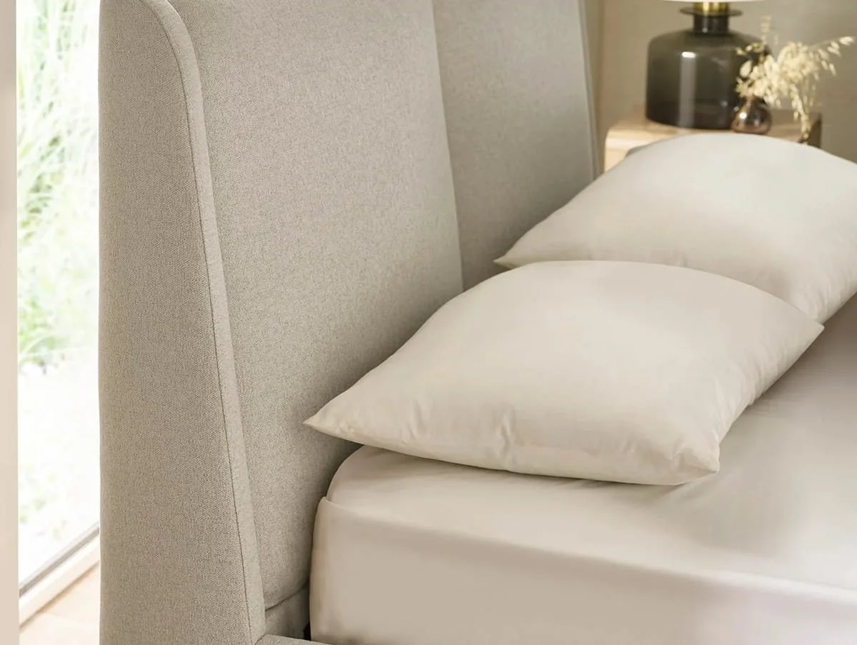 Julian Bowen Julian Bowen Maddock Beige Fabric Ottoman Bed Frame