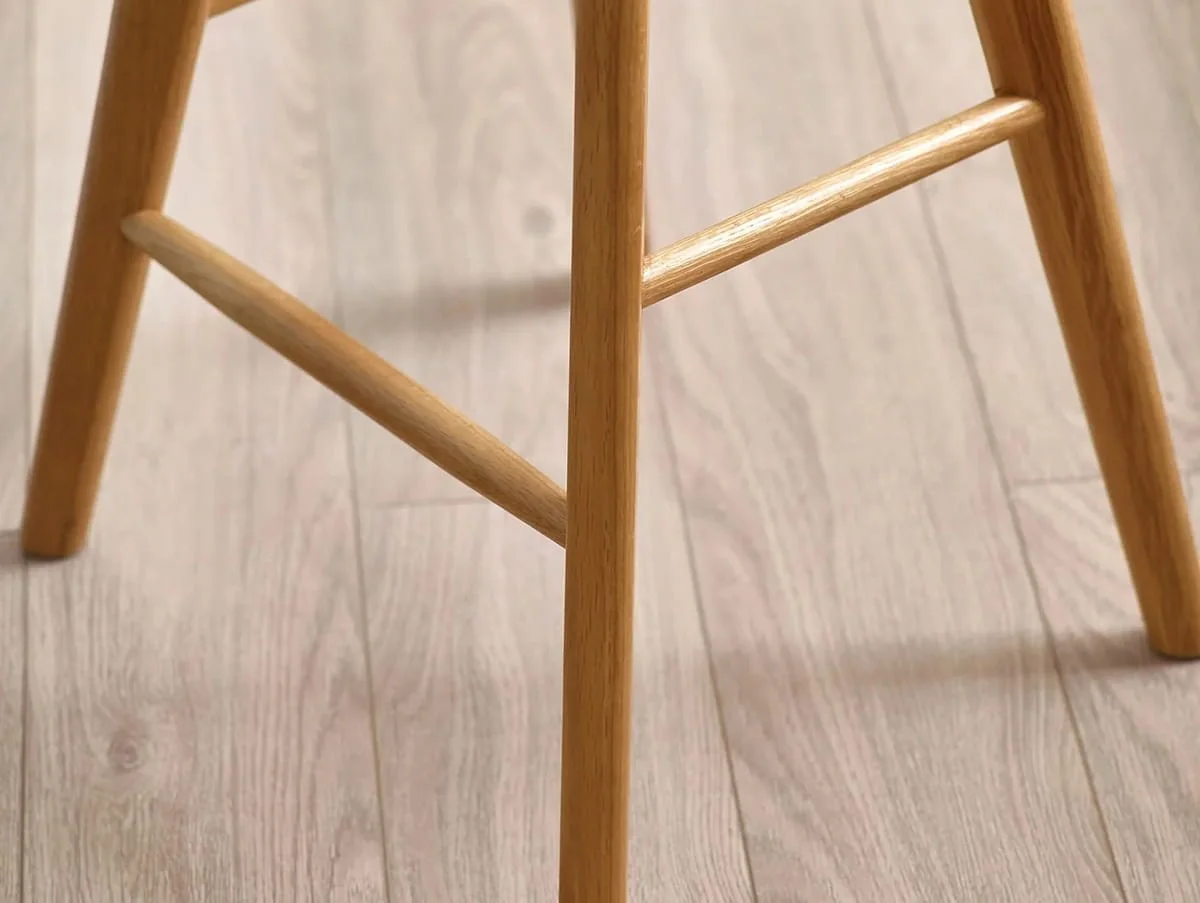 Julian Bowen Julian Bowen Mulu Oak Wooden Bar Stool