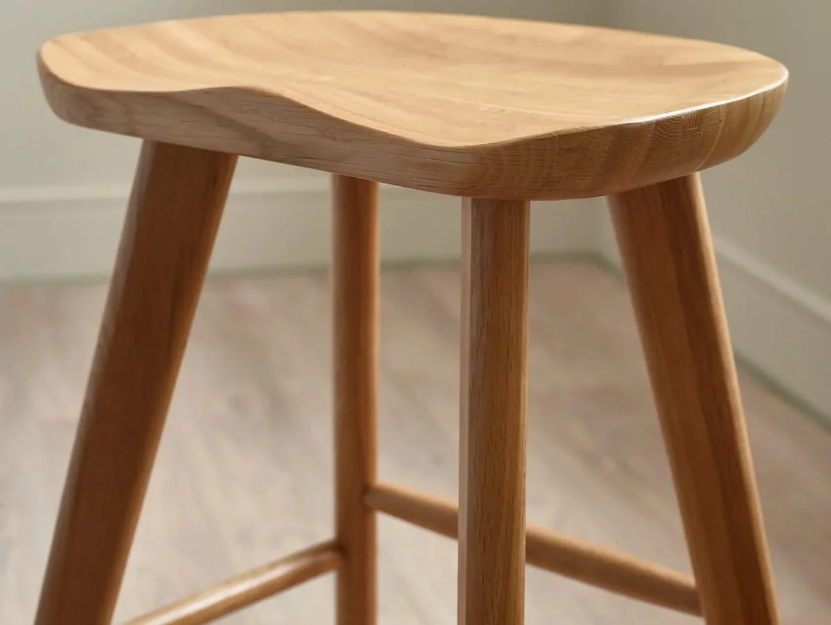 Julian Bowen Julian Bowen Mulu Oak Wooden Bar Stool