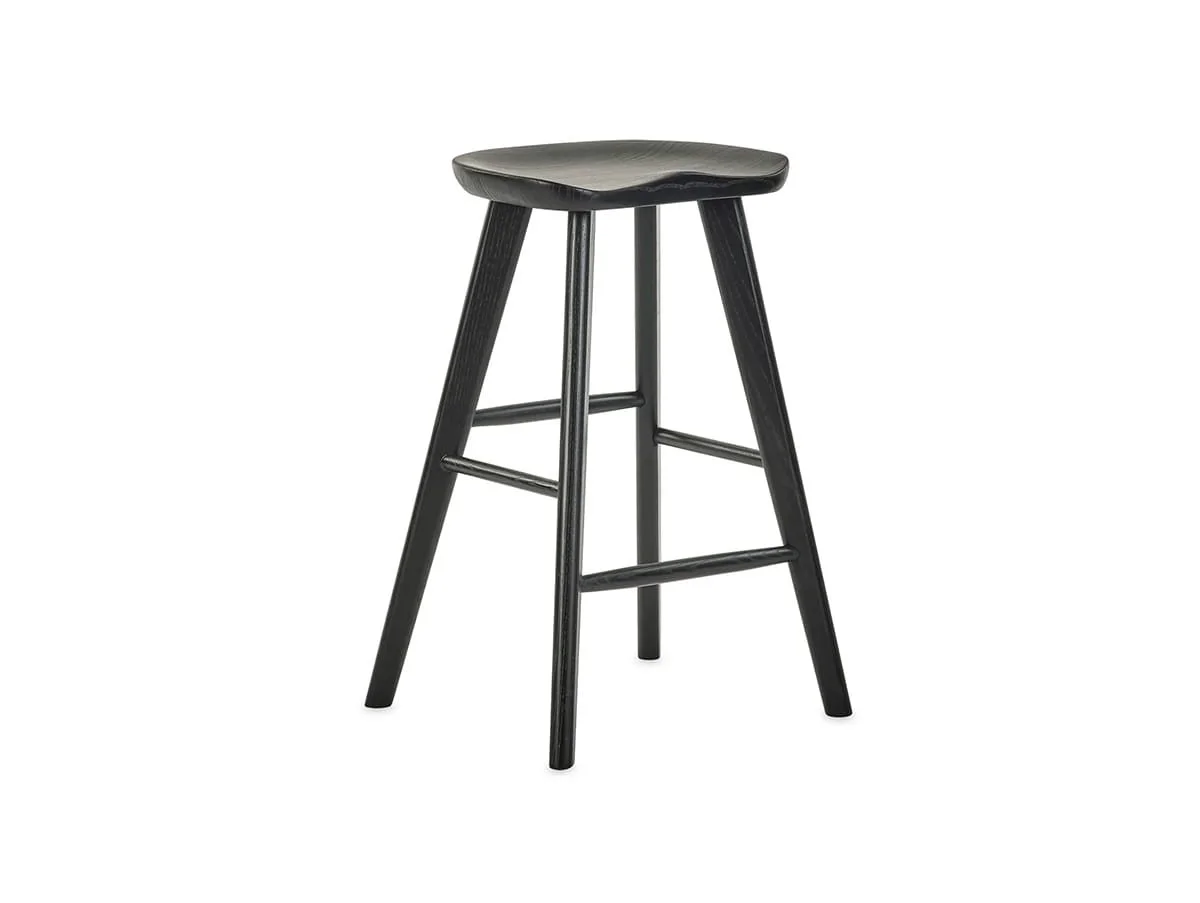 Julian Bowen Julian Bowen Mulu Black Wooden Bar Stool