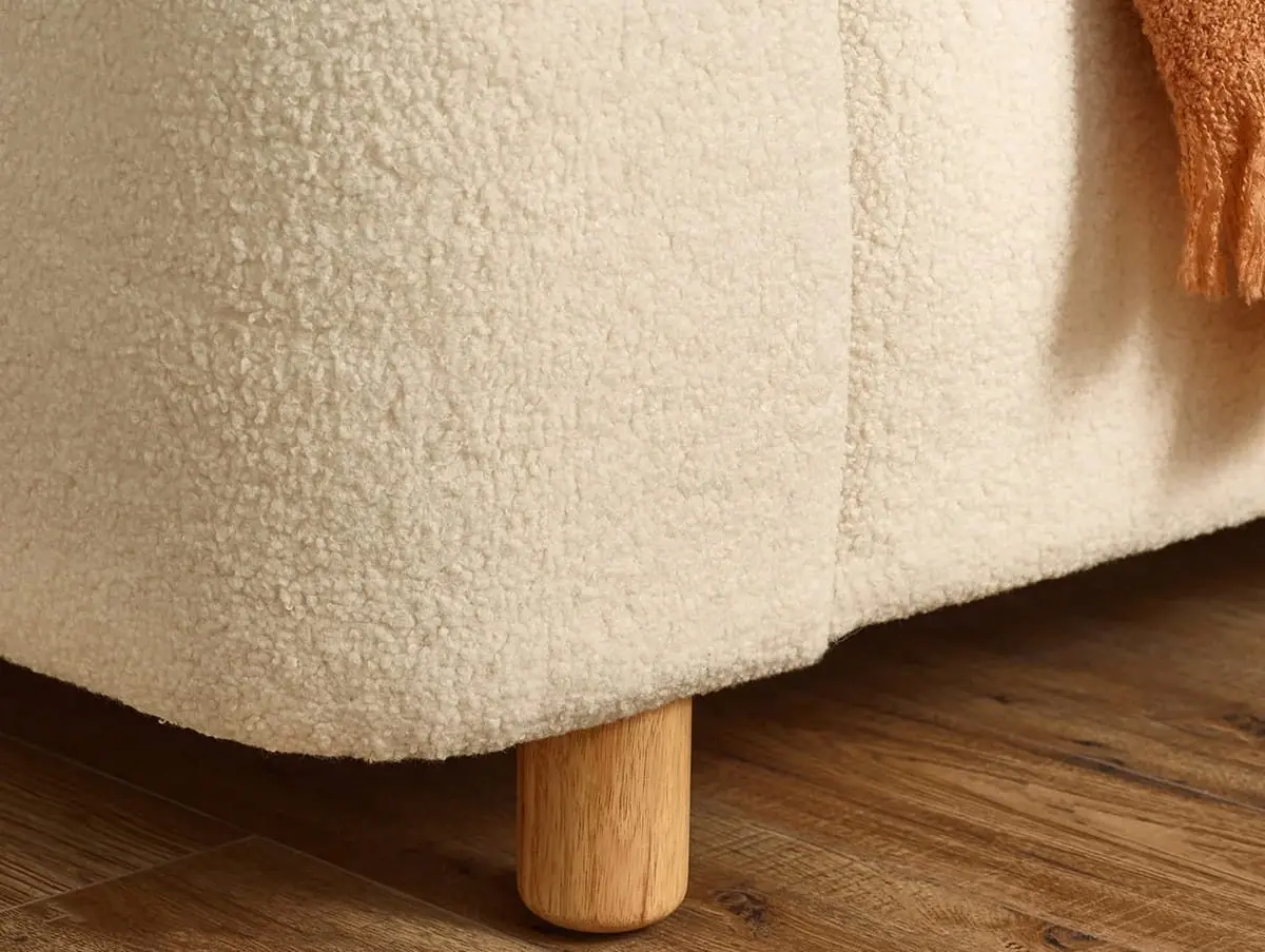 Julian Bowen Julian Bowen Oberon Beige Fabric Bed Frame