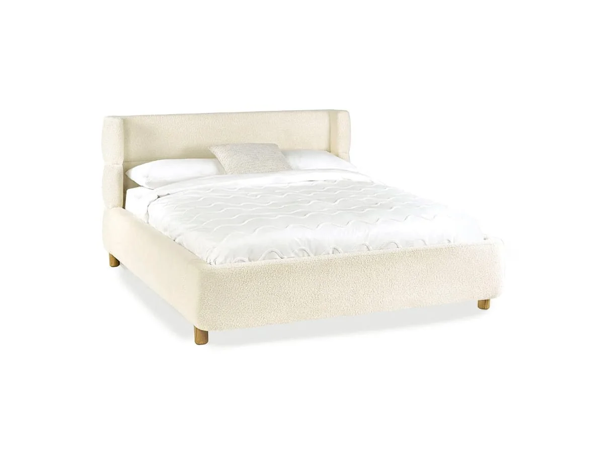 Julian Bowen Julian Bowen Oberon Beige Fabric Bed Frame