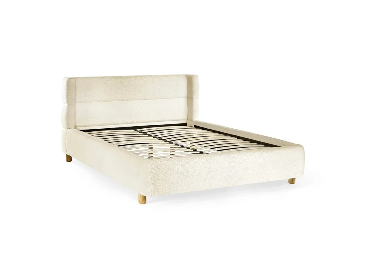 Julian Bowen Julian Bowen Oberon Beige Fabric Bed Frame