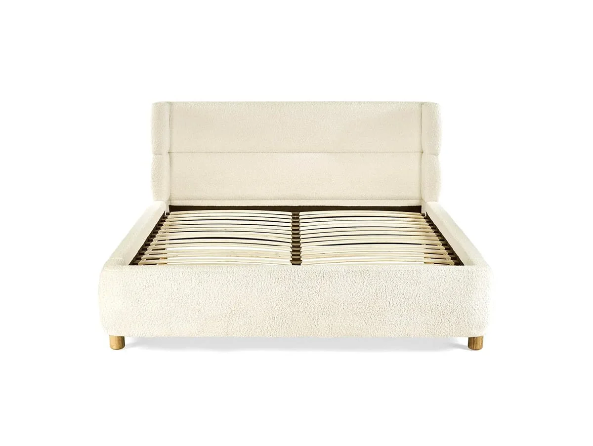 Julian Bowen Julian Bowen Oberon Beige Fabric Bed Frame