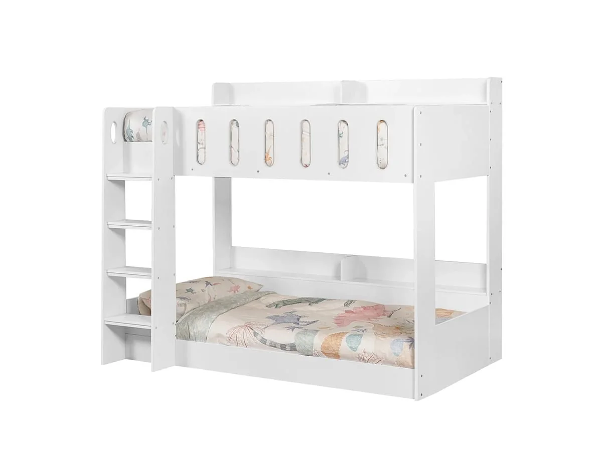 Julian Bowen Julian Bowen Vision White Wooden Bunk Bed Frame