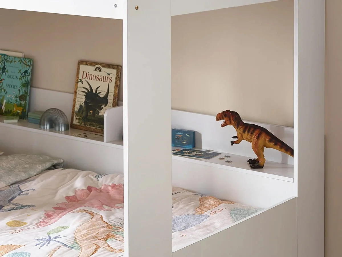 Julian Bowen Julian Bowen Vision White Wooden Bunk Bed Frame