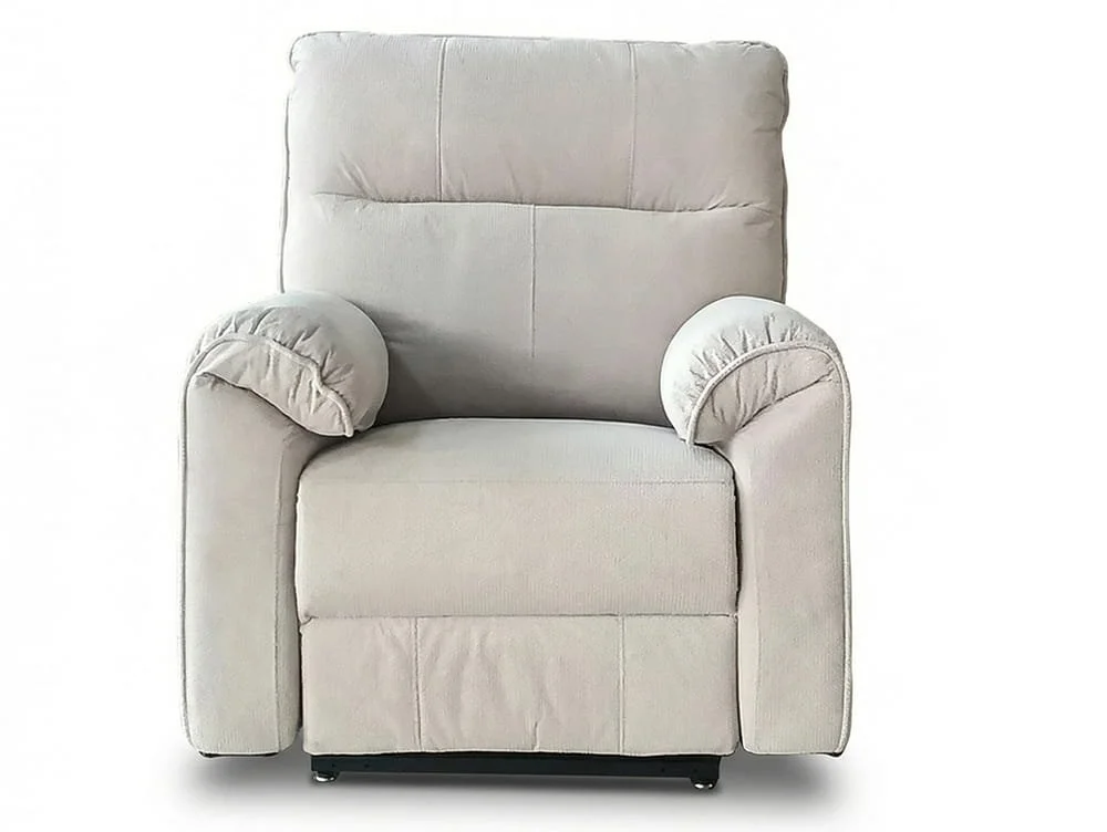 PICK4U PICK4U Knightsbridge Dual Motor Dark Cream Fabric Riser Recliner Chair