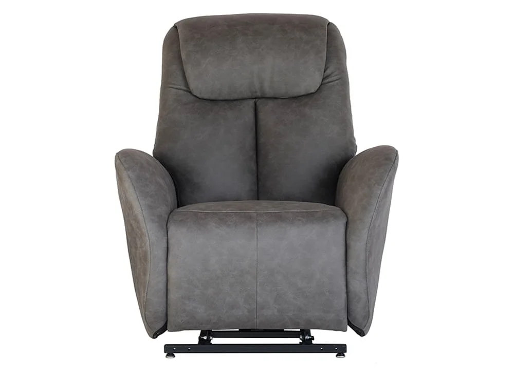 PICK4U PICK4U Windsor Dual Motor Grey Faux Leather Riser Recliner Chair
