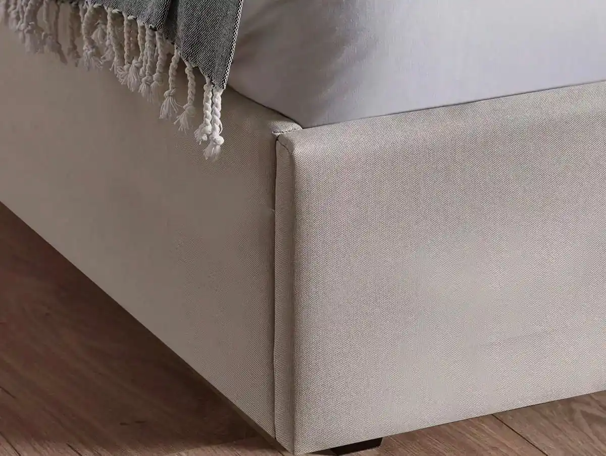 Julian Bowen Julian Bowen Aylen Cream Fabric Ottoman Bed Frame
