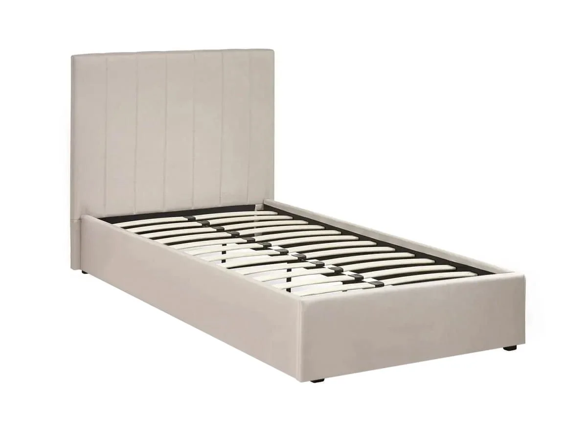 Julian Bowen Julian Bowen Aylen Cream Fabric Ottoman Bed Frame