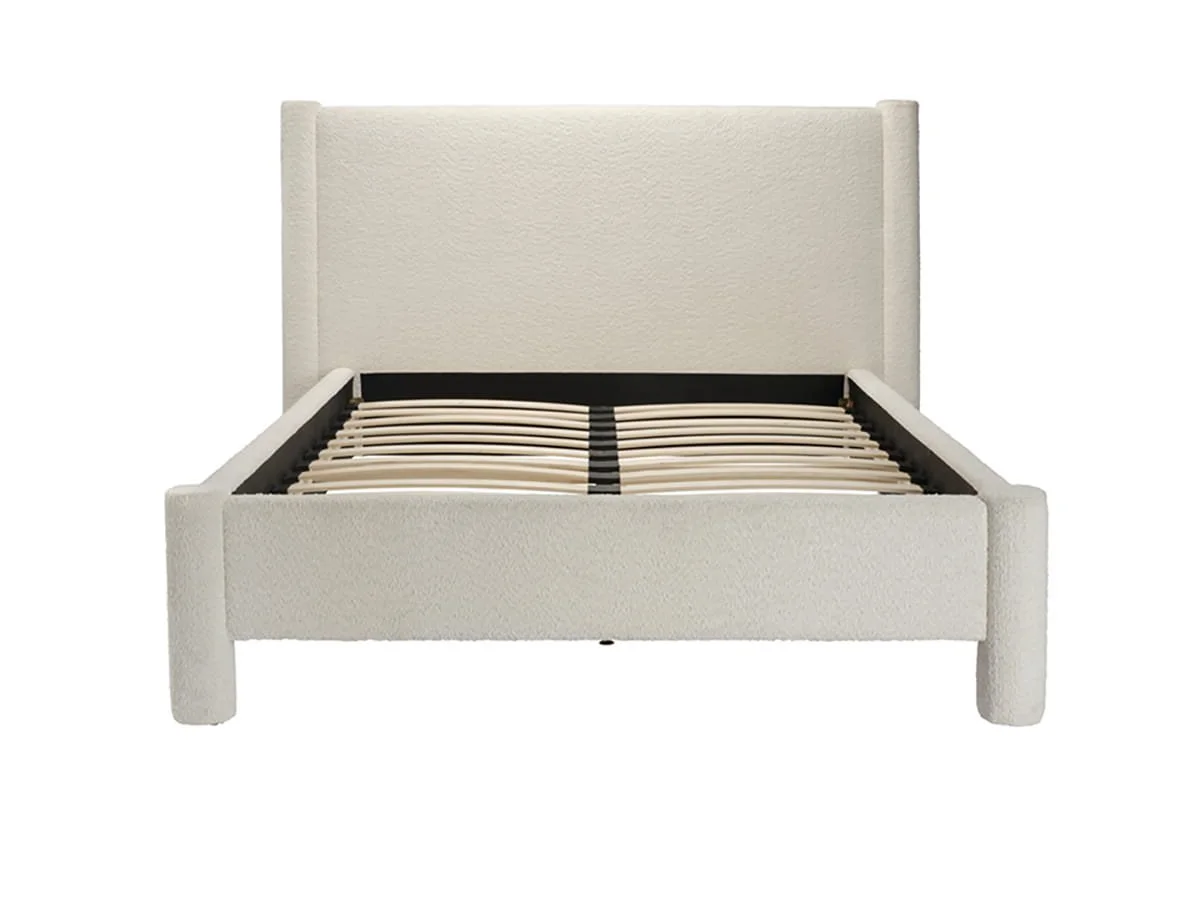 LPD LPD Dena Snow Boucle Bed Frame