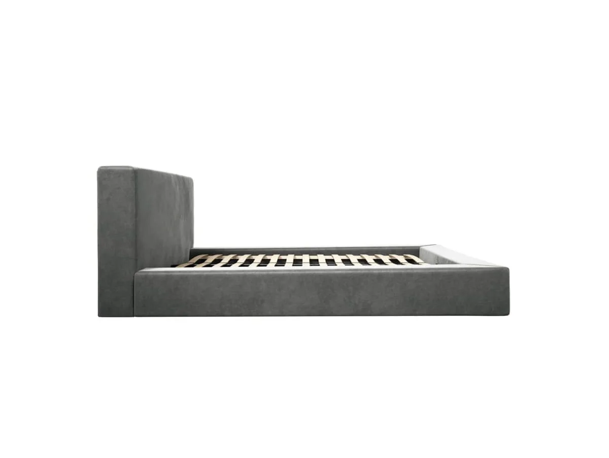 LPD LPD Soho Grey Velvet Bed Frame