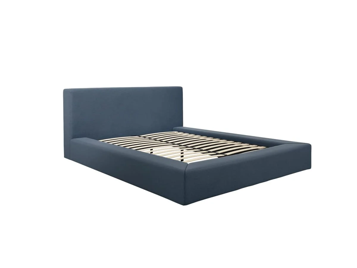 LPD LPD Soho Ink Blue Fabric Bed Frame