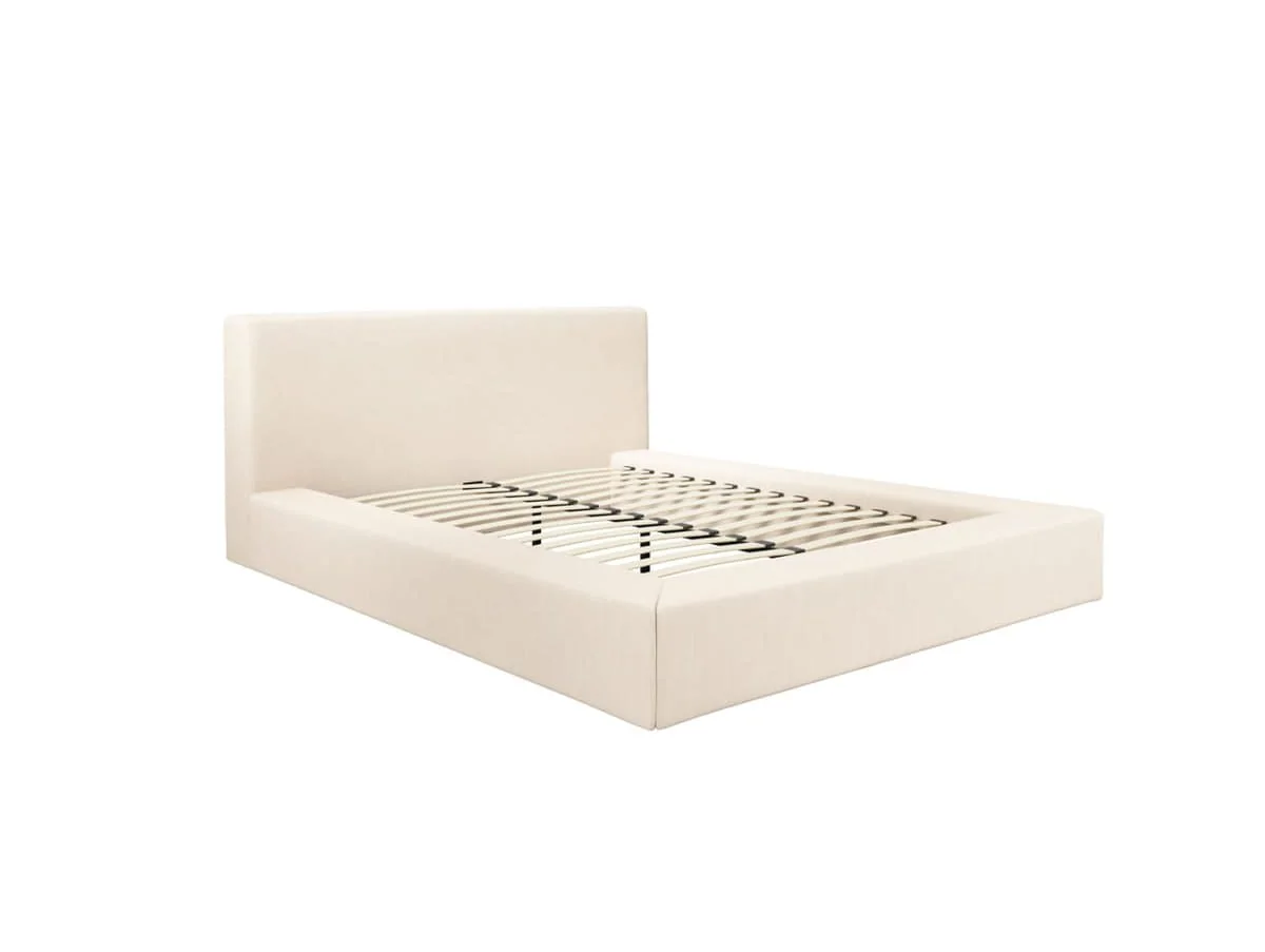 LPD LPD Soho White Clay Fabric Bed Frame