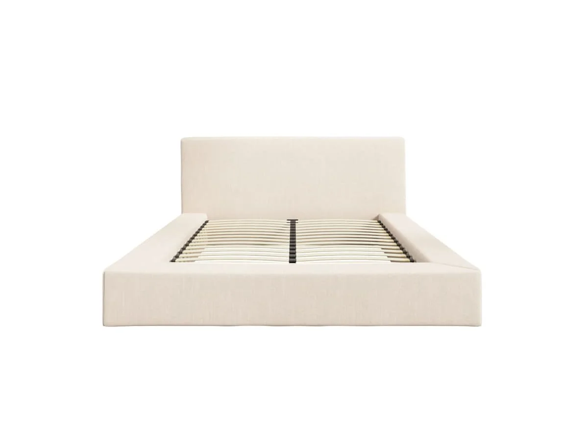 LPD LPD Soho White Clay Fabric Bed Frame