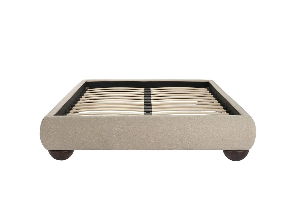 LPD LPD Soller Porridge Chenille Fabric Bed Frame