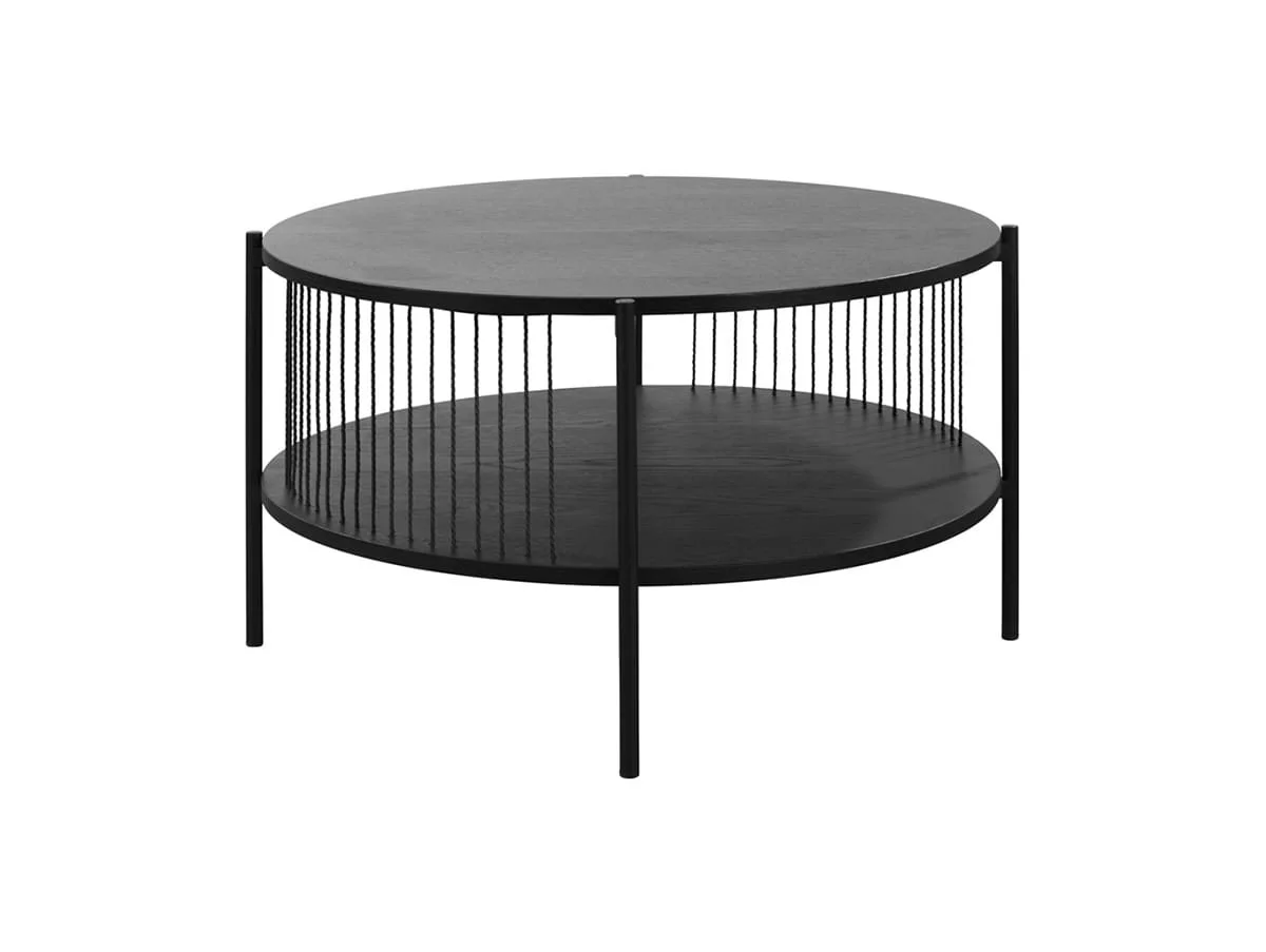 LPD LPD Harper Black Wooden Coffee Table