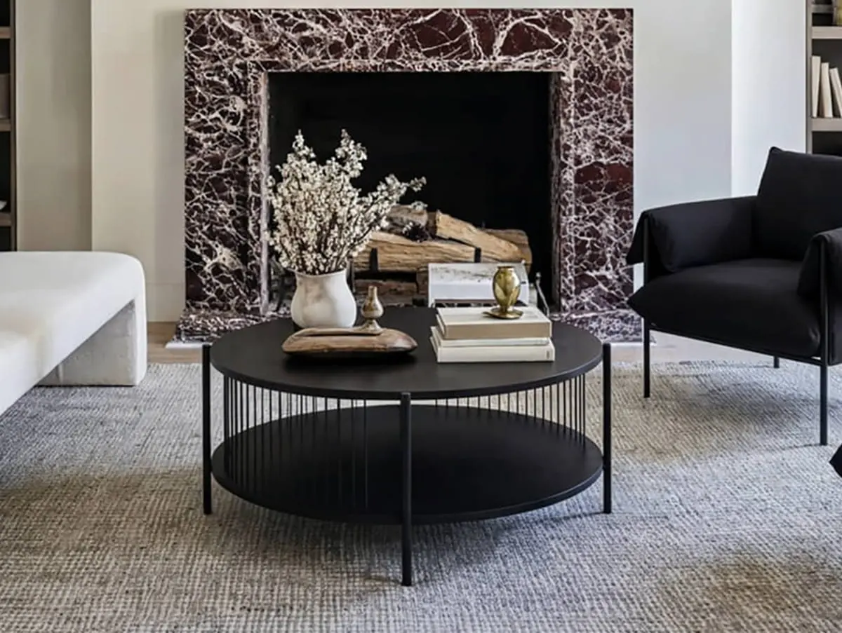 LPD LPD Harper Black Wooden Coffee Table