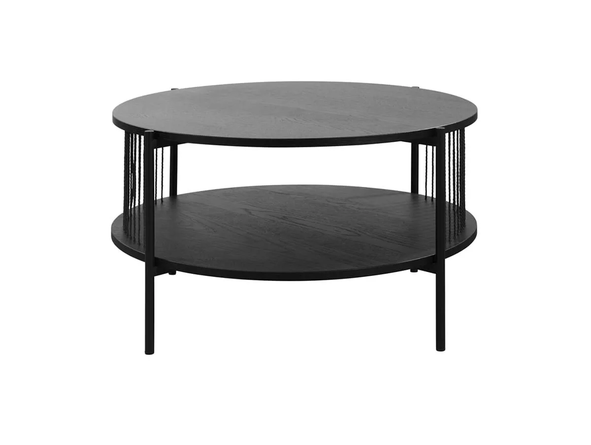 LPD LPD Harper Black Wooden Coffee Table