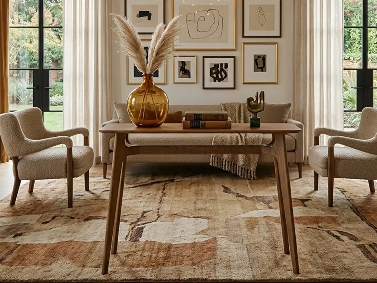 LPD LPD Kitt Oak Wooden Console Table
