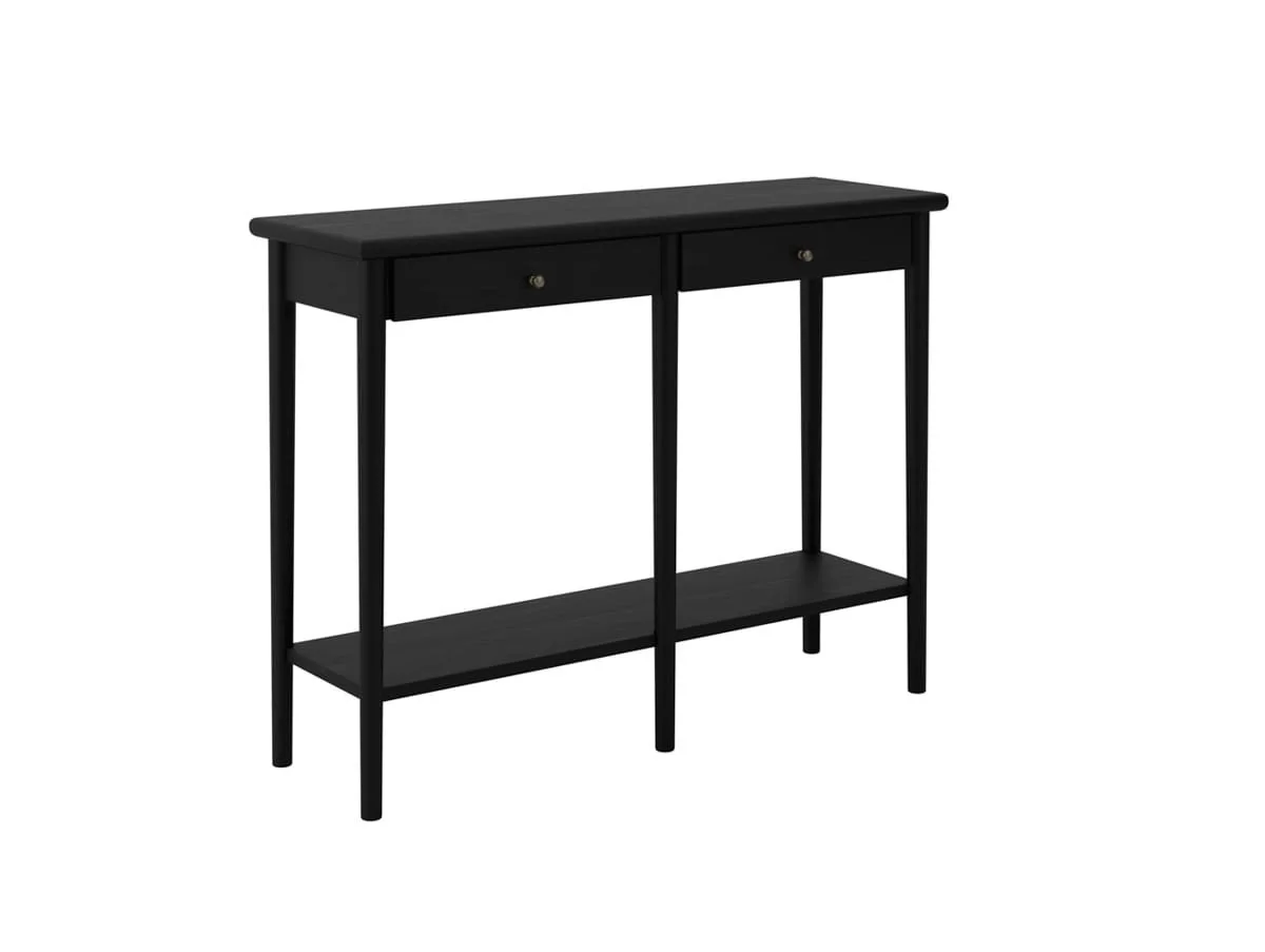 LPD LPD Jackson Black Wooden Console Table