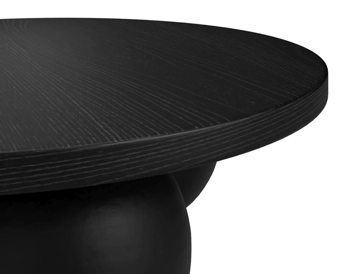 LPD LPD Kenji Black Wooden Coffee Table (Assembled)