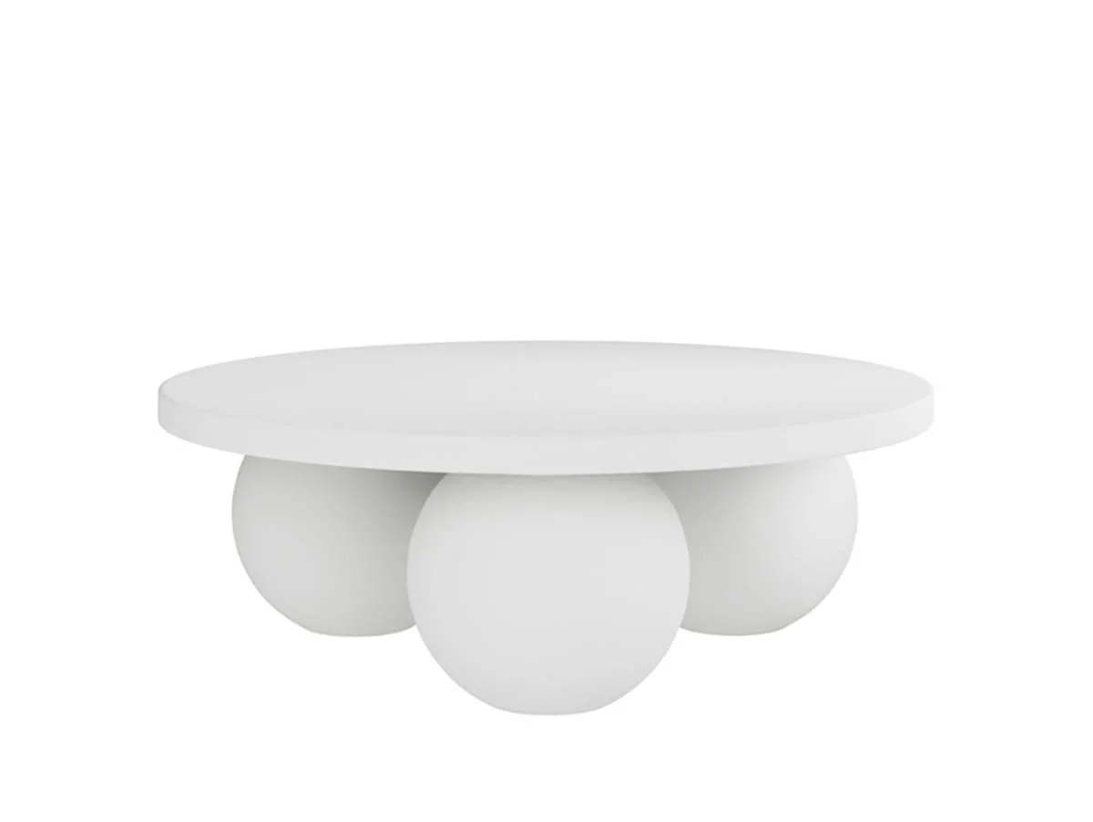 LPD LPD Kenji White Wooden Coffee Table (Assembled)