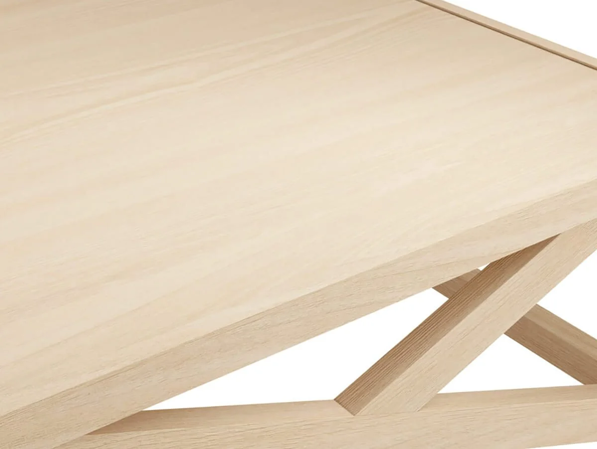 LPD LPD Sage Blonde Large Wooden Coffee Table