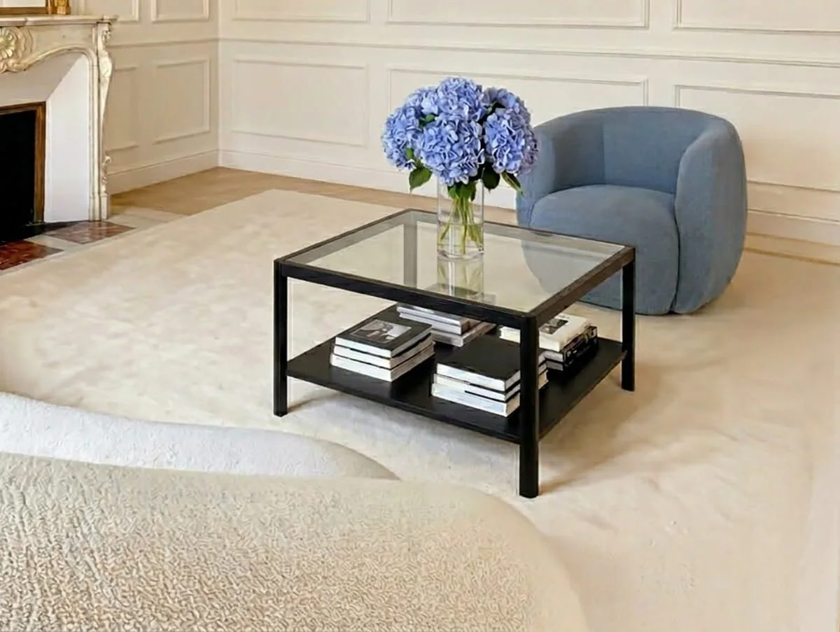 LPD LPD Ray Black Wooden Coffee Table
