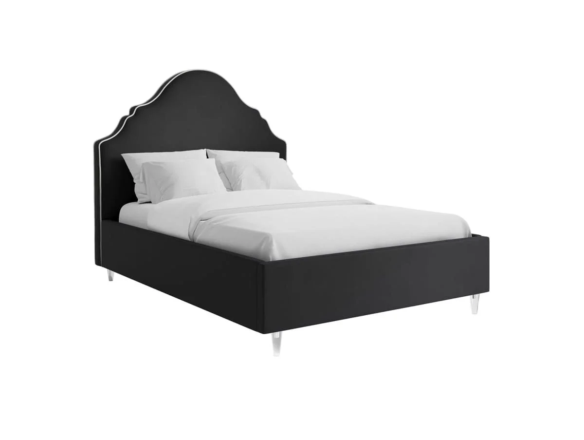 LPD LPD Quince Onyx Fabric Bed Frame